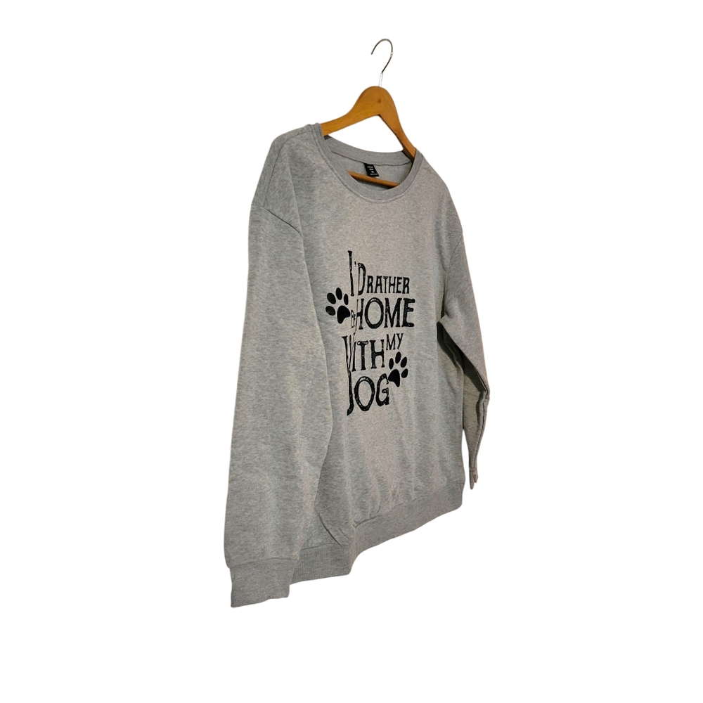 Gray Dog Lover Sweatshirt, NIP - Picture 2 of 7